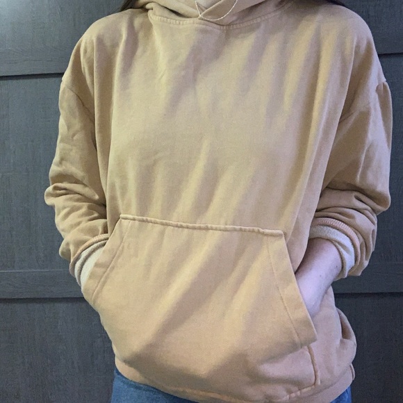 URBAN OUTFITTERS TAN HOODIE - Picture 2 of 3